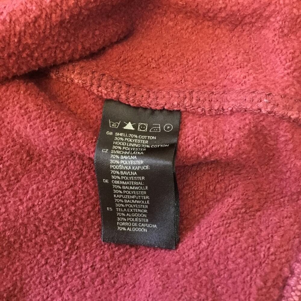 H&M Burgundy Zip-Up Hoodie - Picture 13 of 14